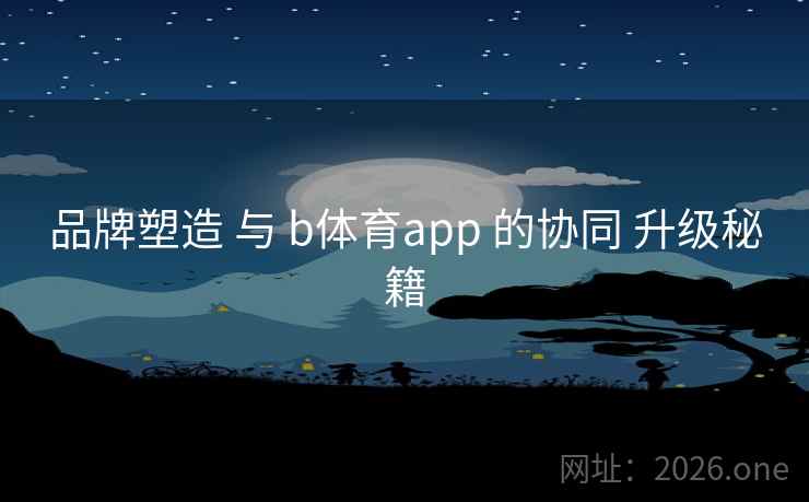品牌塑造 与 b体育app 的协同 升级秘籍
