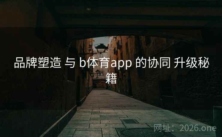 品牌塑造 与 b体育app 的协同 升级秘籍
