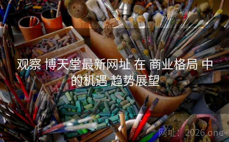 观察 博天堂最新网址 在 商业格局 中的机遇 趋势展望